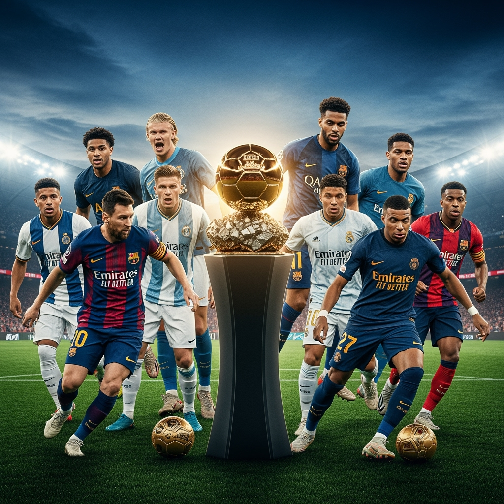 Illustration for: Ballon d'Or 2023: Top Players Compete