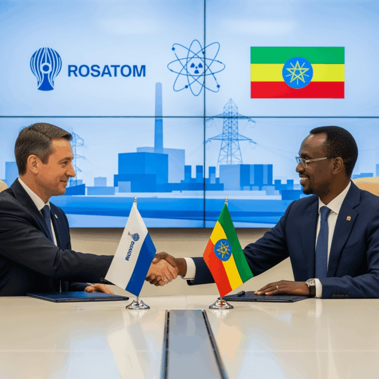 Illustration for: Rosatom and Ethiopia Sign Nuclear Power Plan