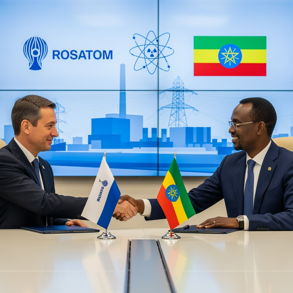 Illustration for: Rosatom and Ethiopia Sign Nuclear Power Plan