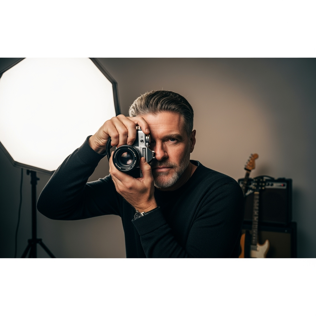 Illustration for: Bryan Adams: Beyond Music, Behind the Lens