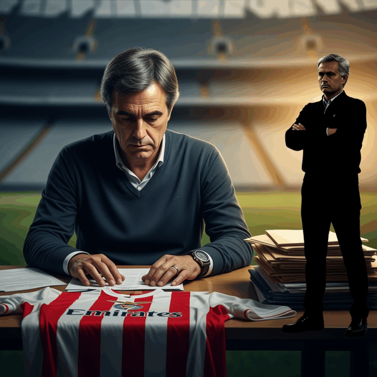 Illustration for: Benfica Sacks Lage; Mourinho Tipped as Replacement