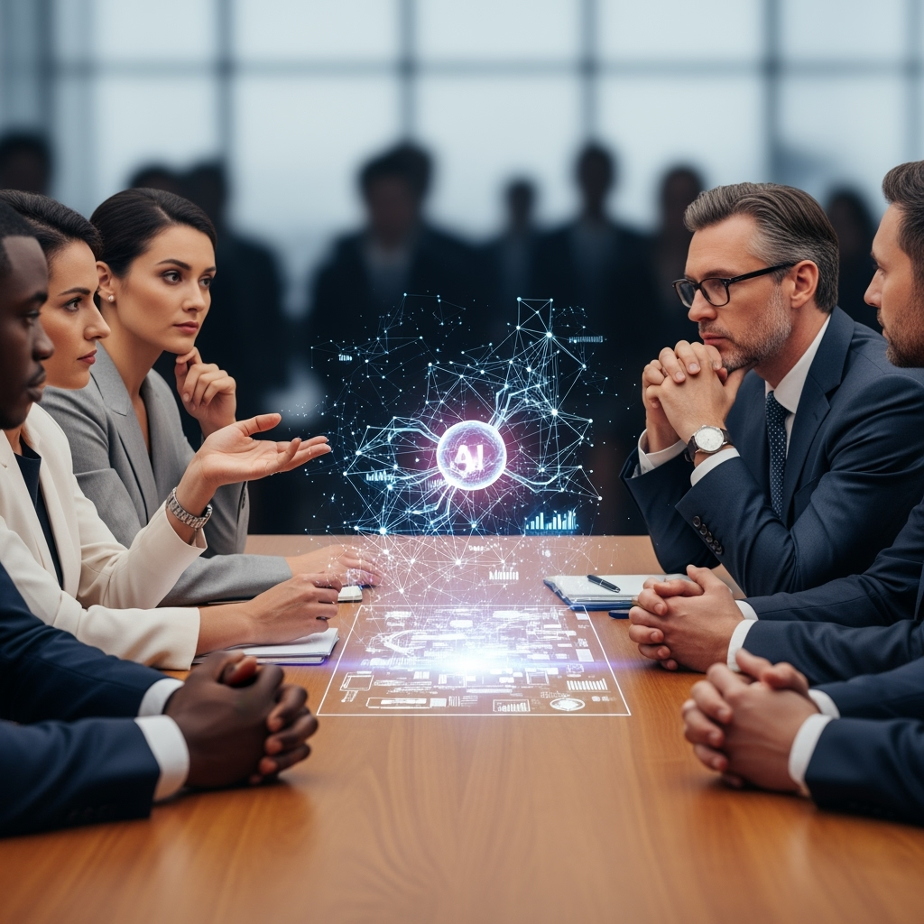 Illustration for: AI's Impact on Media Discussed at BRICS Forum