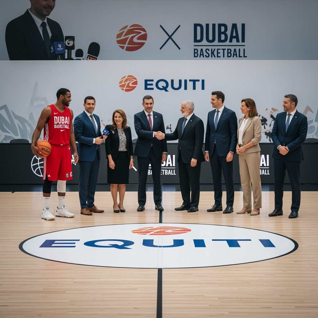 Illustration for: Equiti Partners with Dubai Basketball for Three Seasons