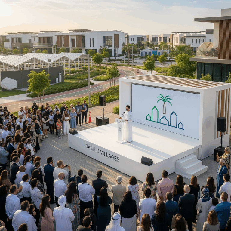 Illustration for: Sheikh Hamdan Launches Rashid Villages Initiative