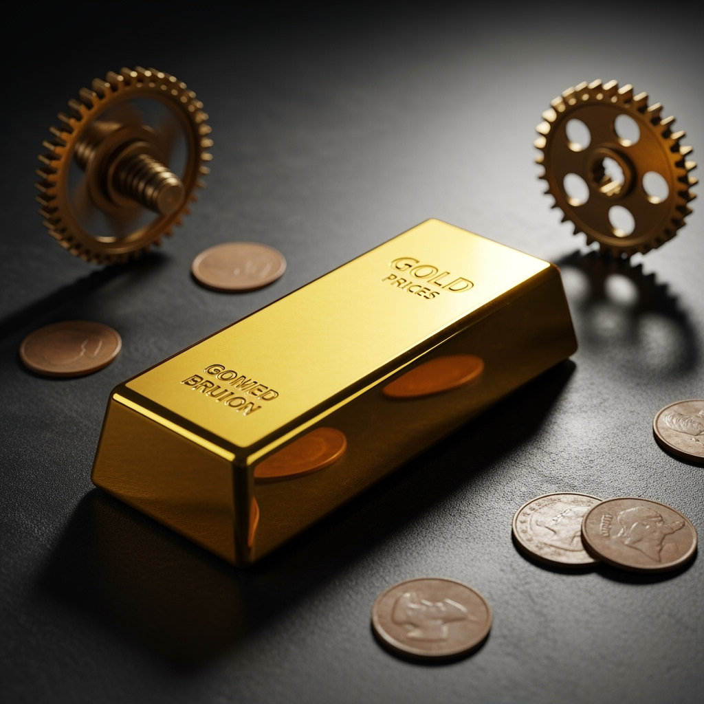 Illustration for: Gold Prices to Remain High Amid Stagflation Concerns