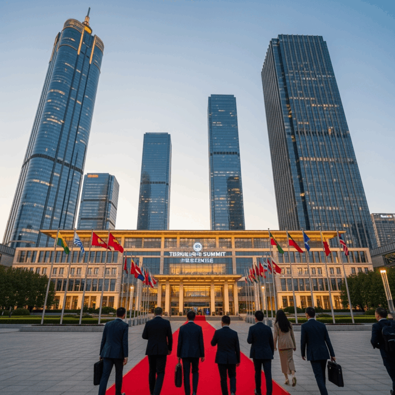 Illustration for: Tianjin: Ideal Summit Location