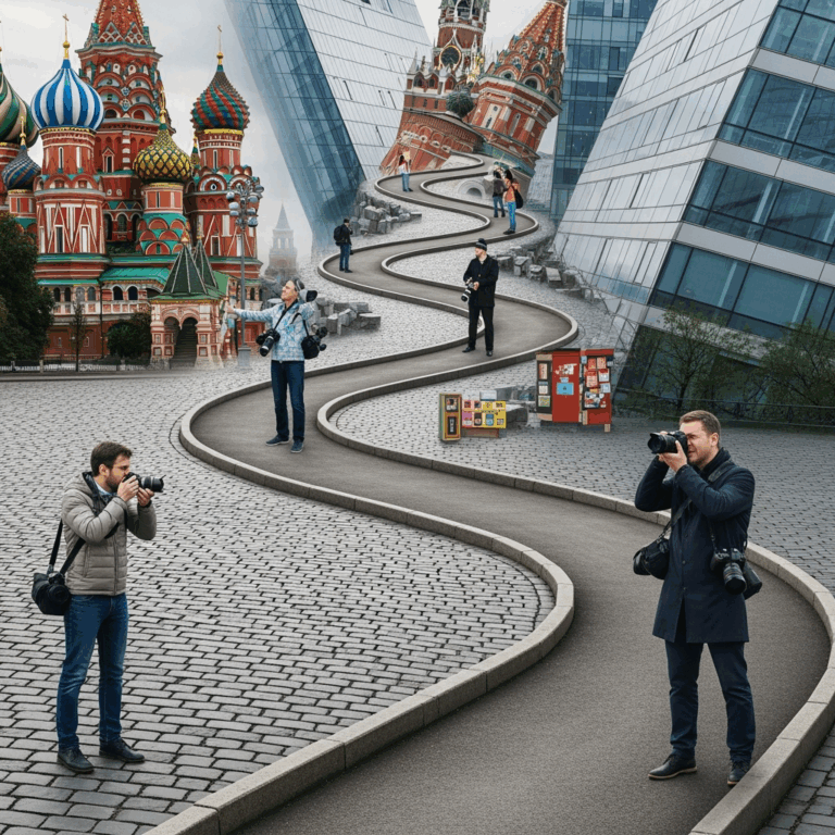 Illustration for: Discovering Moscow: A Journey Through Unexpected Twists