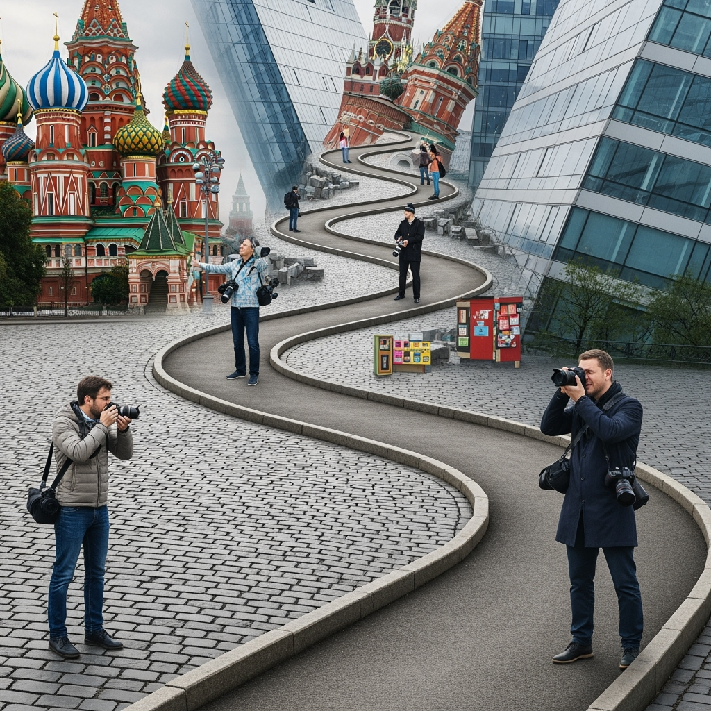 Illustration for: Discovering Moscow: A Journey Through Unexpected Twists