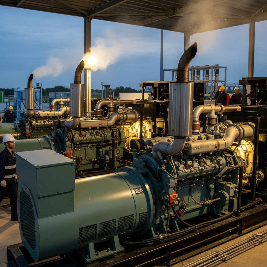 Illustration for: Station Operates on Diesel Generators Amidst Conflict