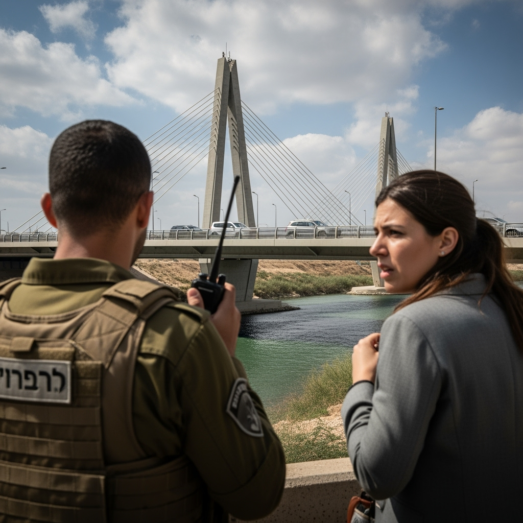 Illustration for: Israeli Incident at Allenby Bridge: Two Killed