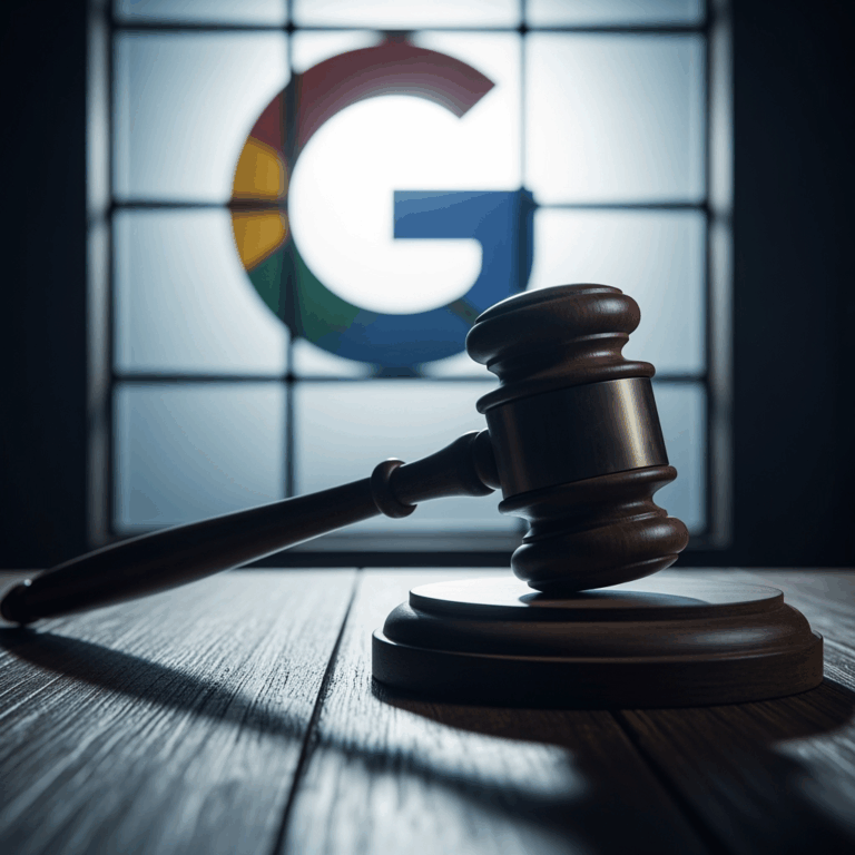 Illustration for: Google Faces New Court Challenge Over Ad Tech