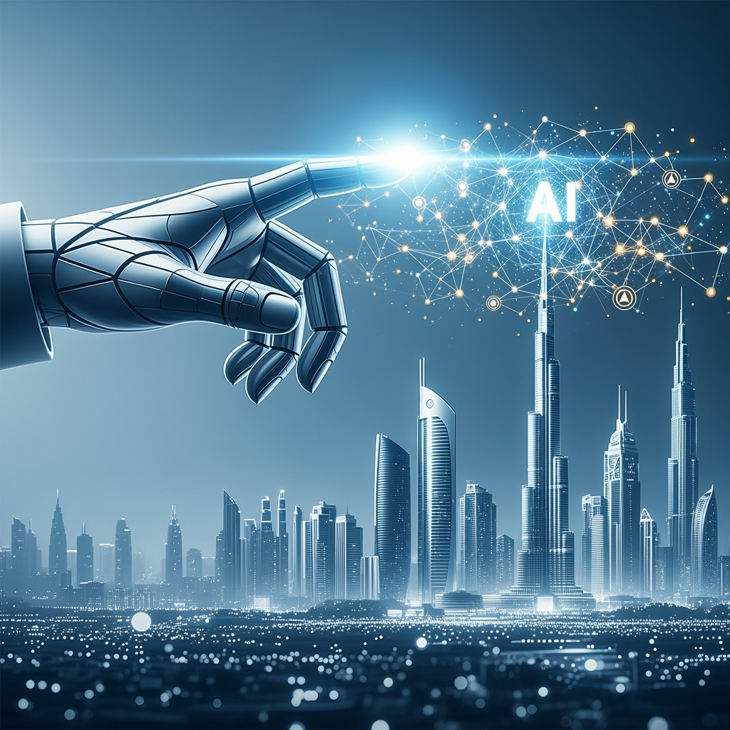 Illustration for: UAE: Pioneering the Future of AI Innovation
