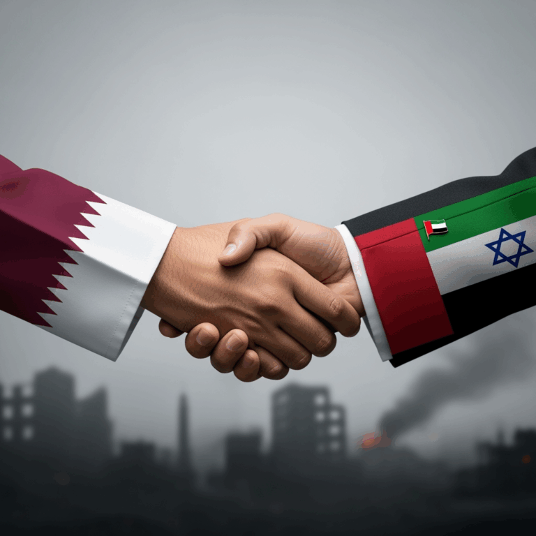 Illustration for: الإمارات تدعم قطر في مواجهة العدوان الإسرائيلي
