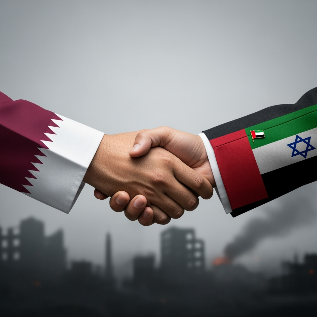 Illustration for: الإمارات تدعم قطر في مواجهة العدوان الإسرائيلي