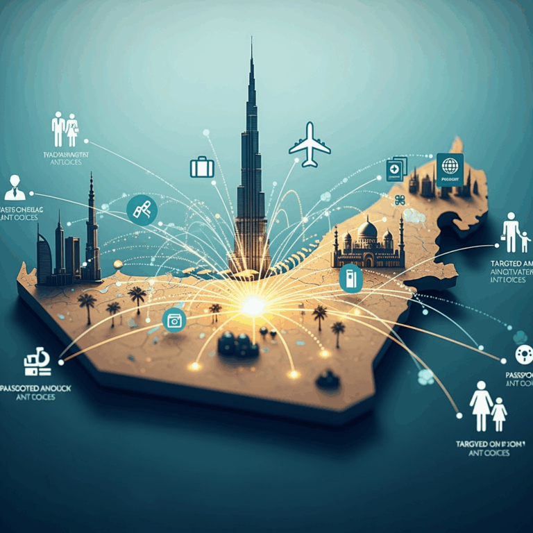 Illustration for: Targeted Ads Transform UAE Travel Choices