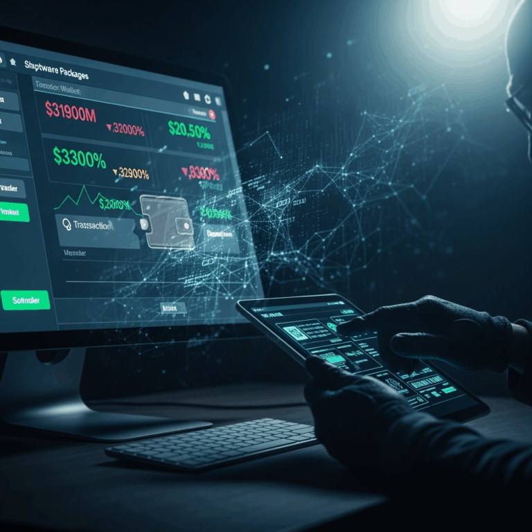Illustration for: Cryptocurrency Theft via Compromised Software Packages
