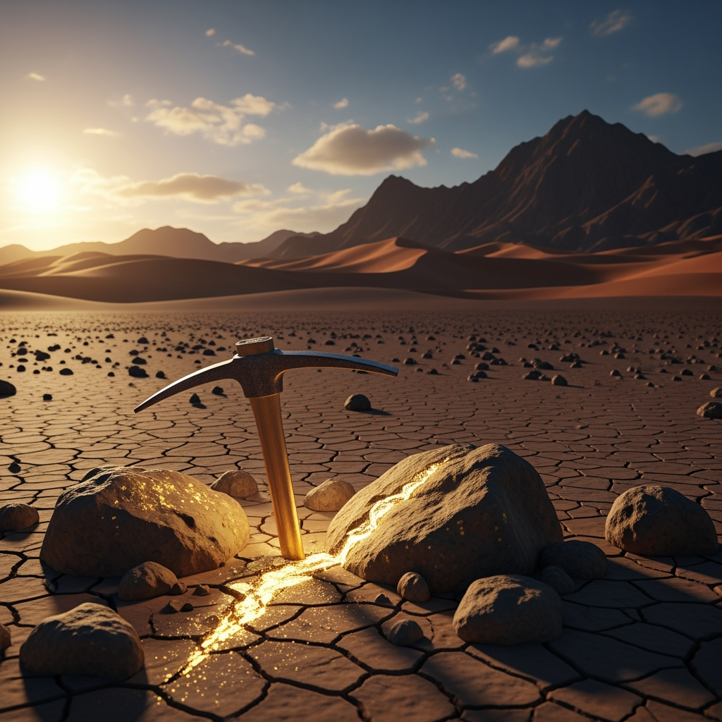 Illustration for: Gold Deposits Discovered in Southern Morocco