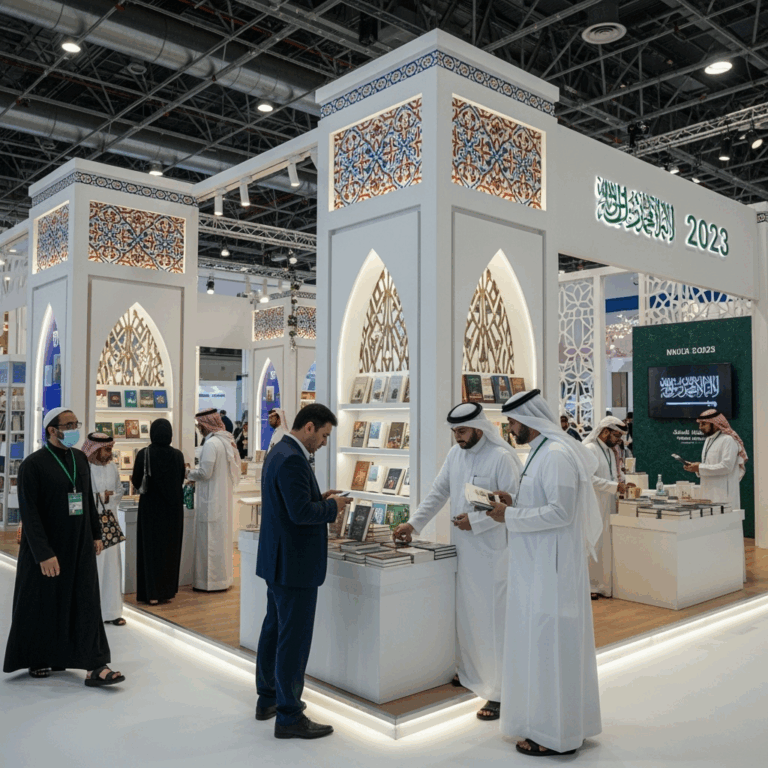 Illustration for: Saudi Pavilion at Moscow Book Fair 2023