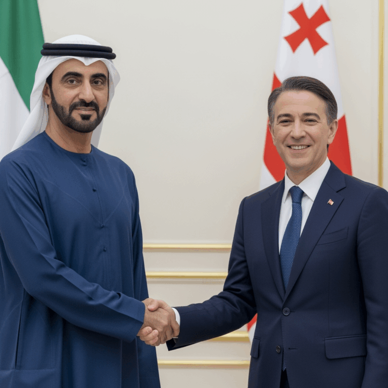 Illustration for: UAE President Visits Georgia to Strengthen Ties