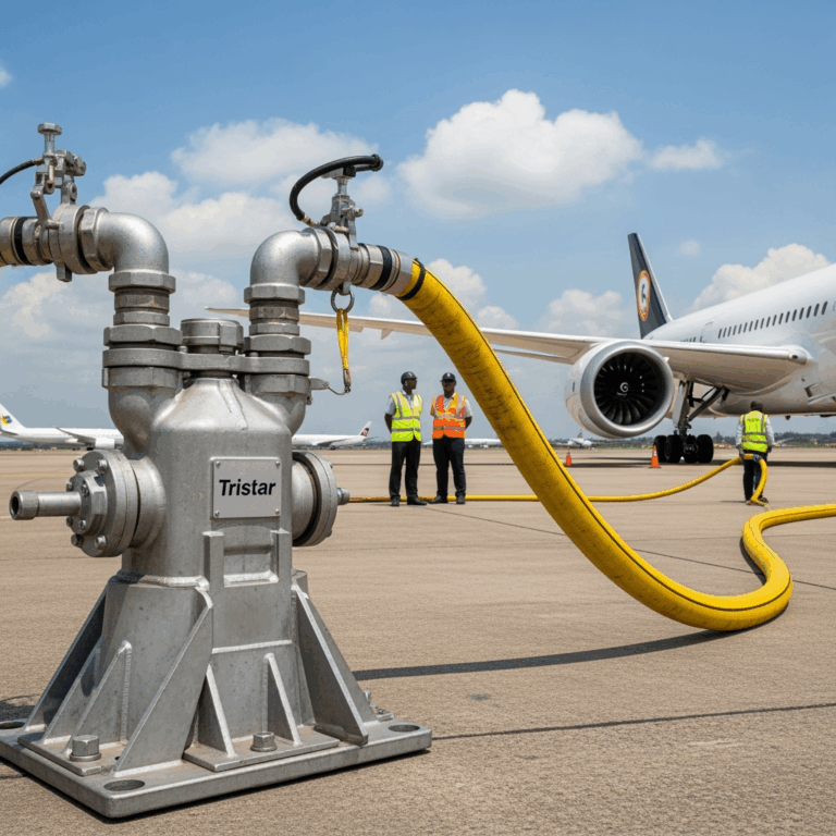 Illustration for: Tristar Launches Fuel Hydrant at Entebbe Airport