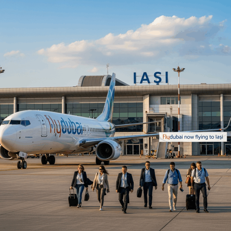 Illustration for: Flydubai Launches Direct Flights to Iași, Romania