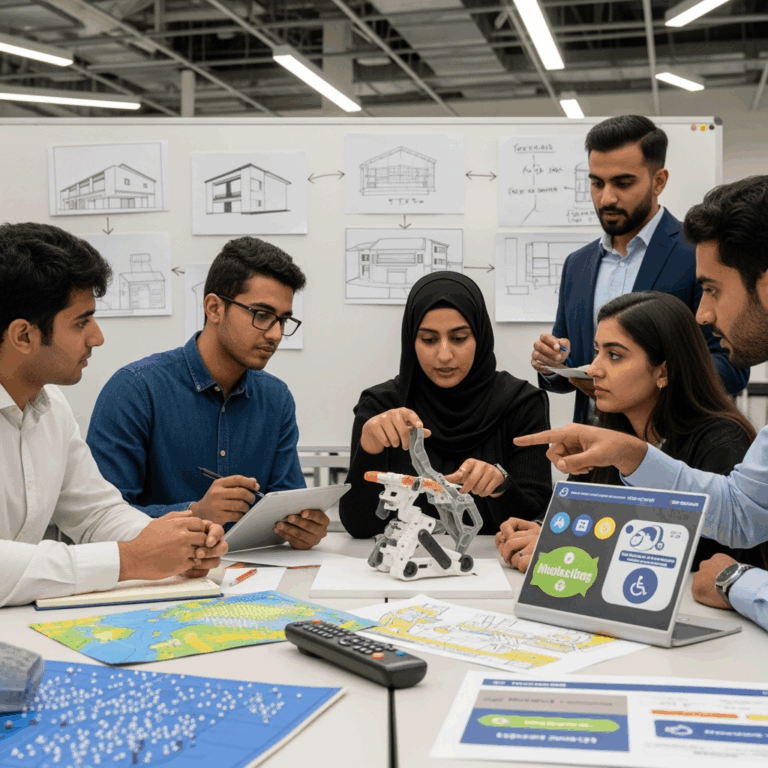 Illustration for: UAE Students Innovate for Inclusive Design