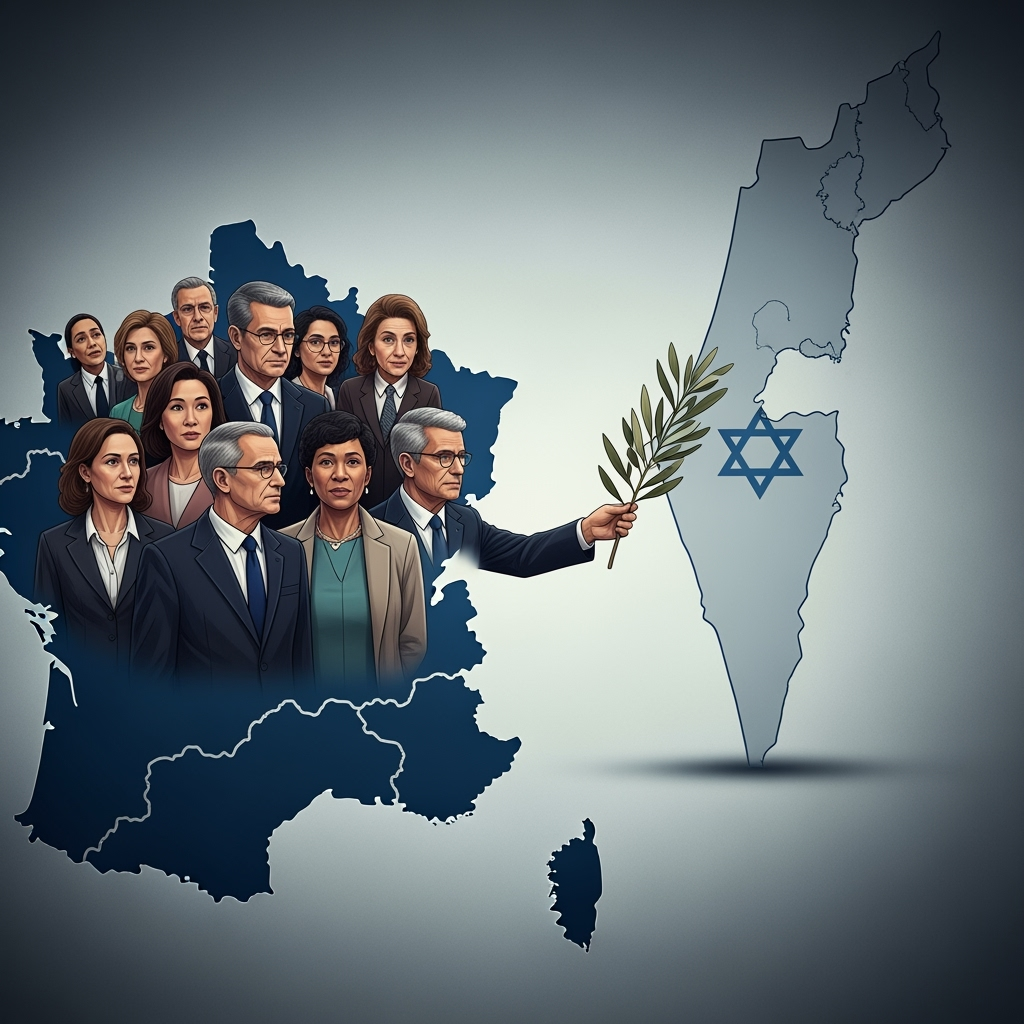 Illustration for: France and Allies Call for Israel Action