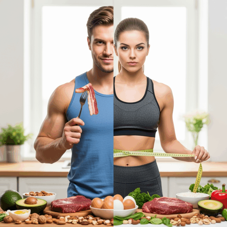 Illustration for: Impact of Keto Diet on Males and Females