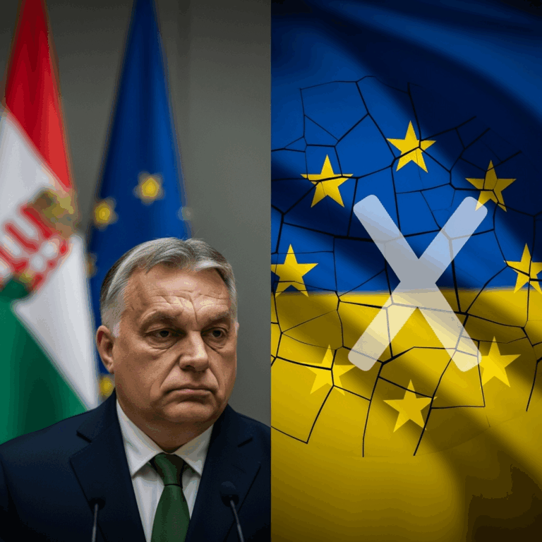 Illustration for: Hungary Opposes EU Talks for Ukraine Membership