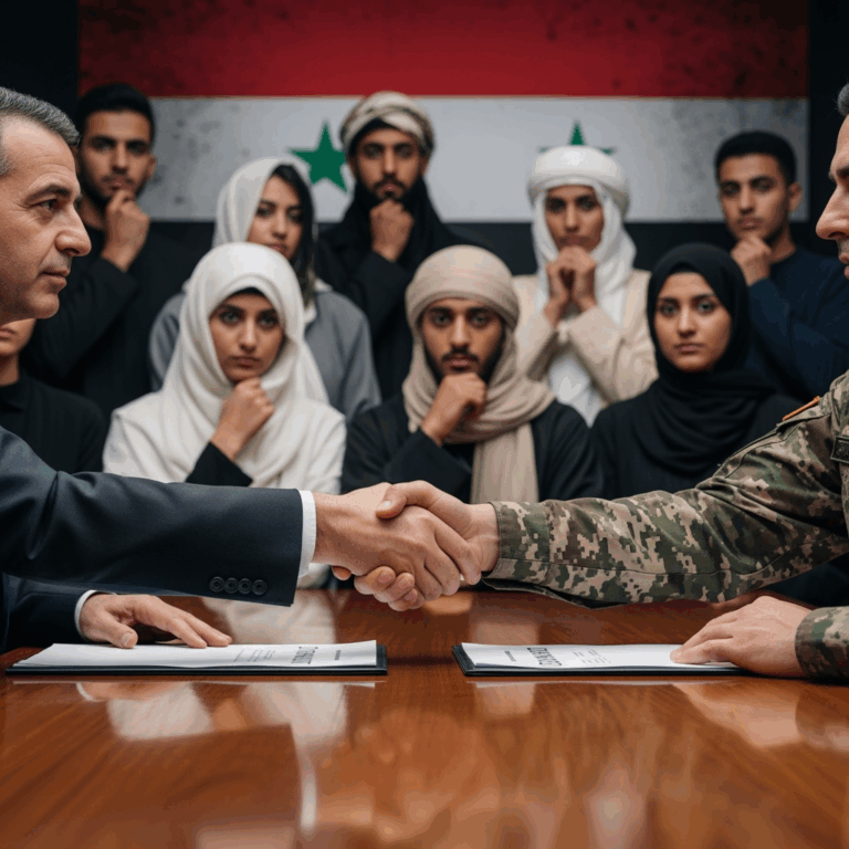 Illustration for: Syria Negotiations: Disarmament and Druze Safety