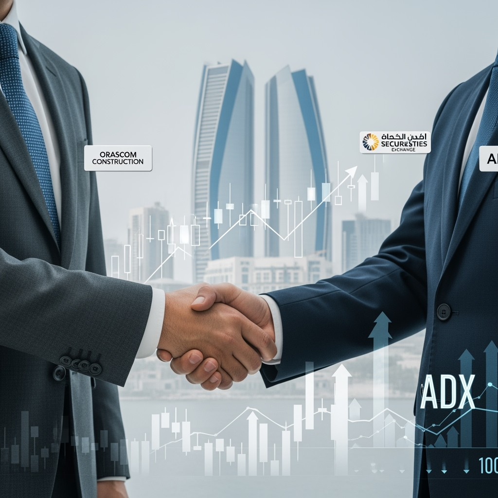 Illustration for: Orascom Construction Joins Abu Dhabi Securities Exchange