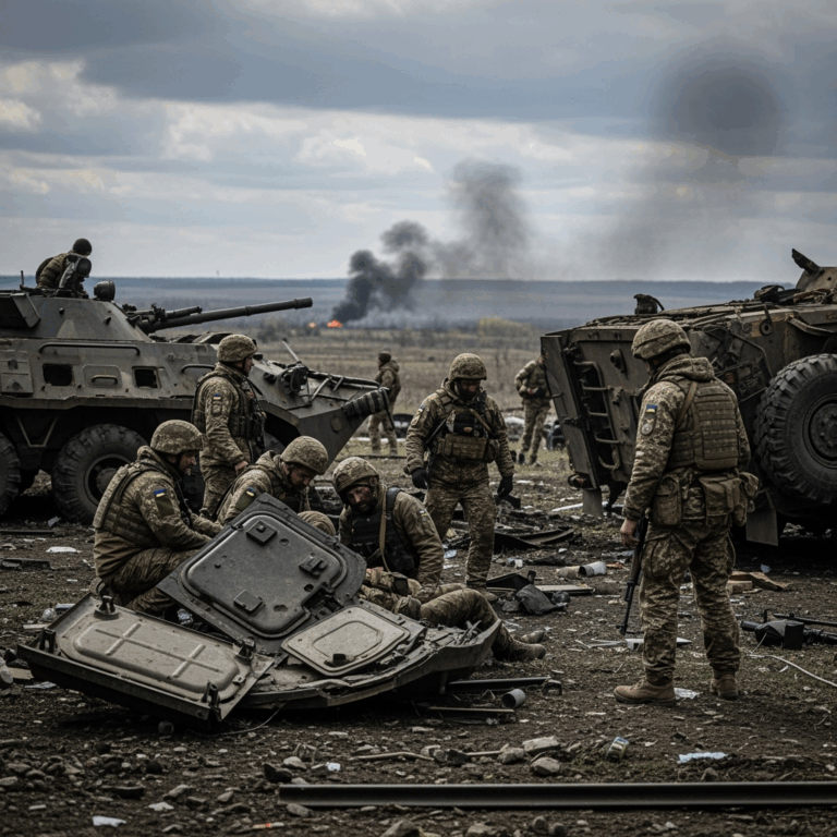 Illustration for: Russian Forces Target Ukrainian Brigades: Heavy Losses