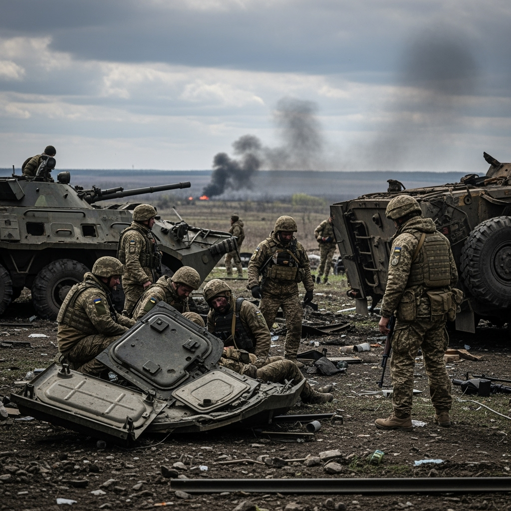 Illustration for: Russian Forces Target Ukrainian Brigades: Heavy Losses