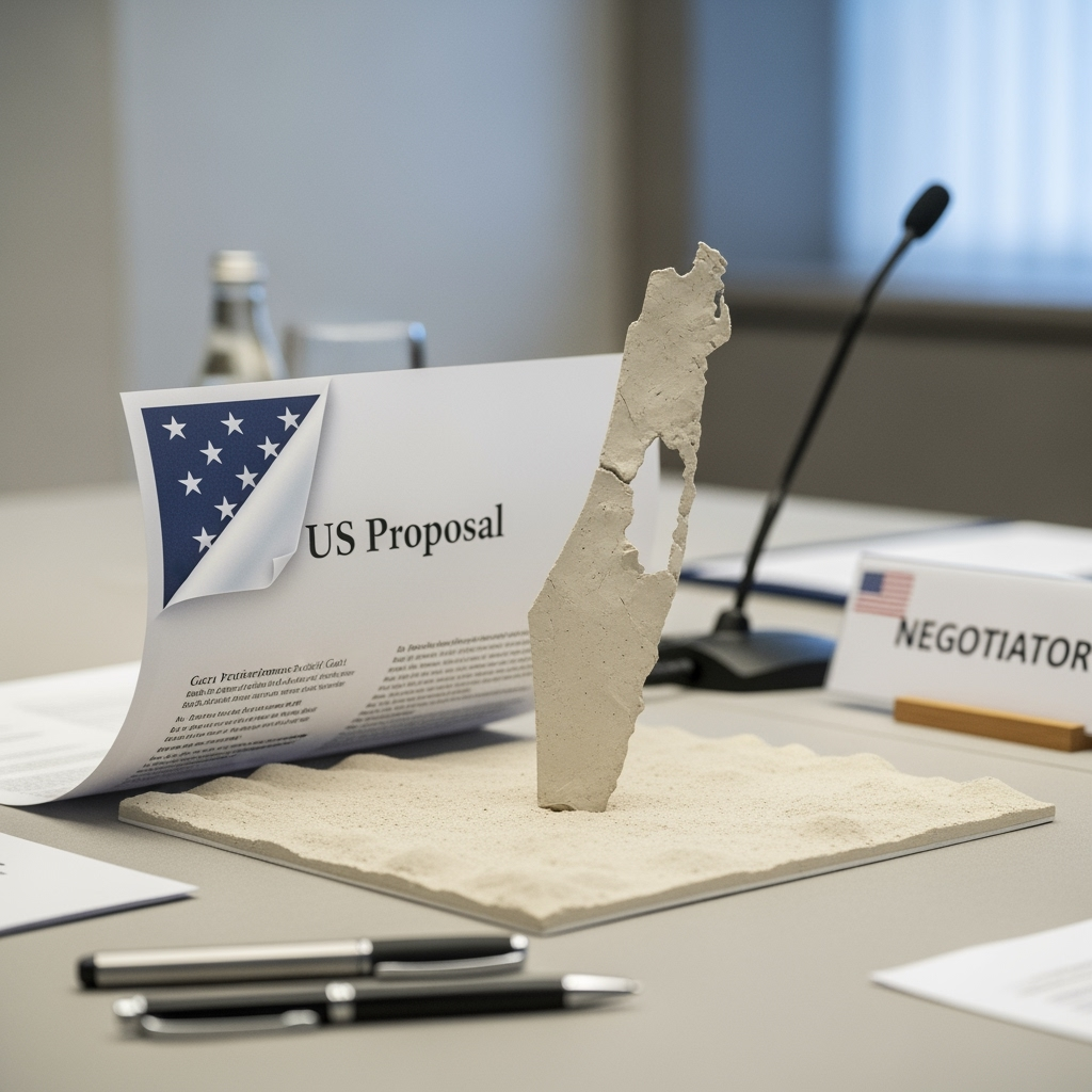 Illustration for: US Proposal for Gaza Prisoner Deal and Ceasefire