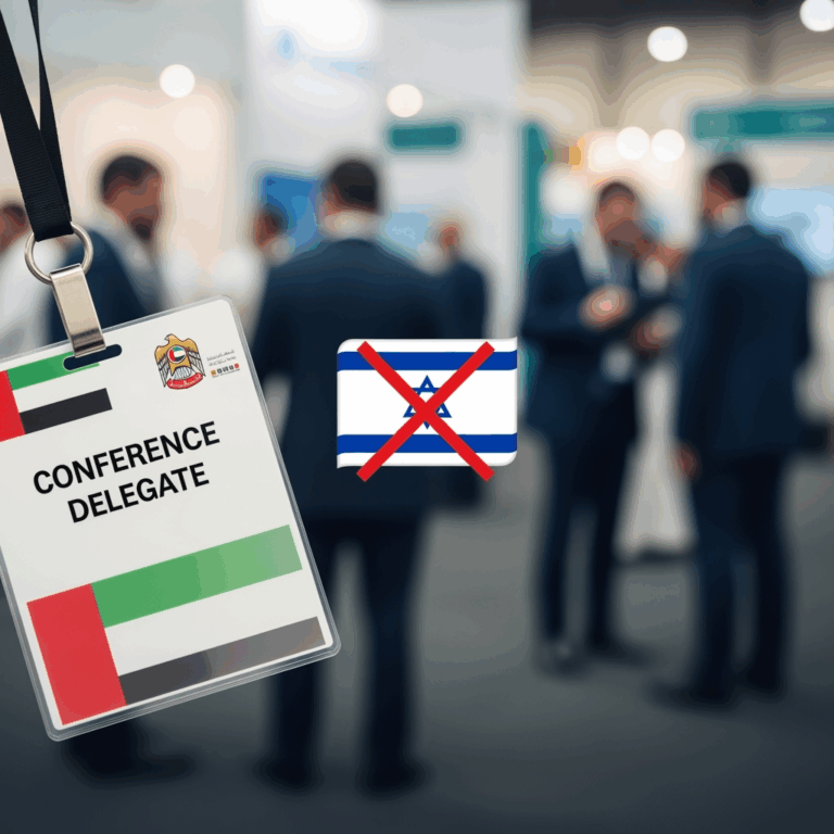 Illustration for: UAE Bans Israeli Defense Industries from Conference