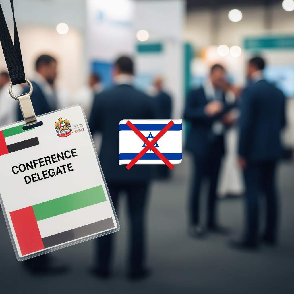 Illustration for: UAE Bans Israeli Defense Industries from Conference
