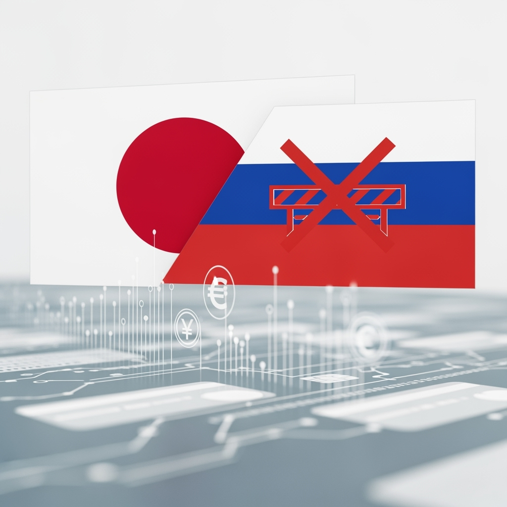 Illustration for: Japan Imposes Restrictions on Russian Transactions