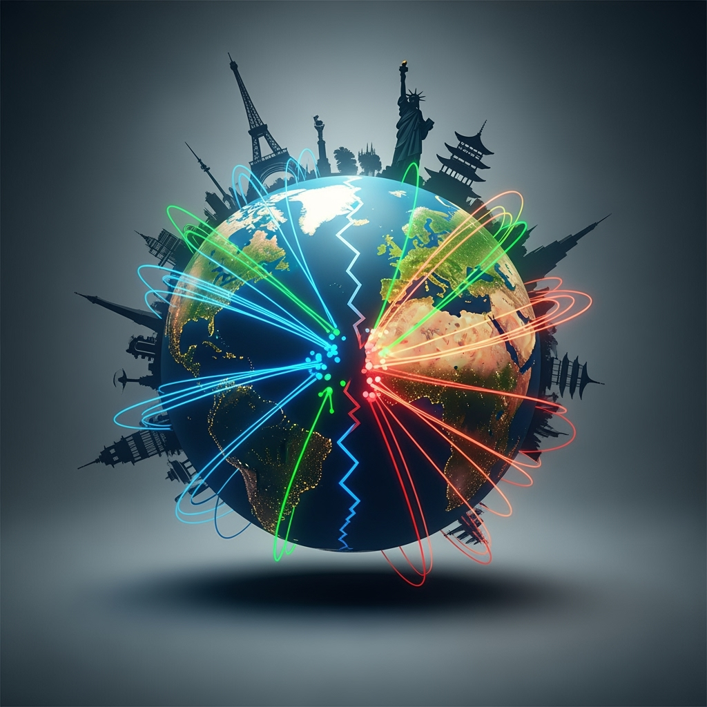 Illustration for: New Alliances Reshape Global Politics