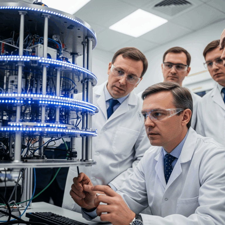 Illustration for: Russian Scientists Implement World's Largest Quantum Algorithm