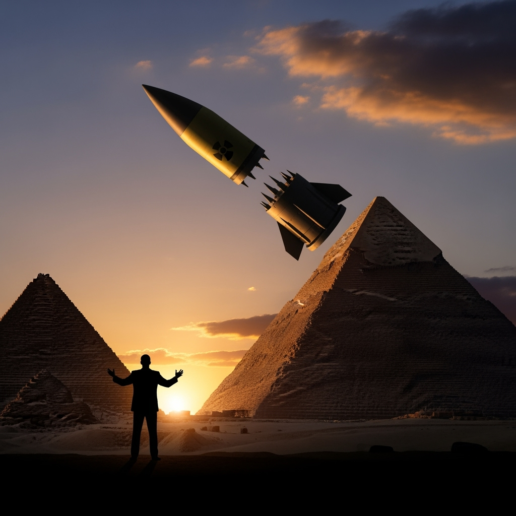 Illustration for: Egypt Urges Nuclear Disarmament in Middle East