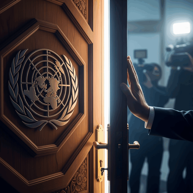 Illustration for: Israel's Unusual Decision on UN Visit