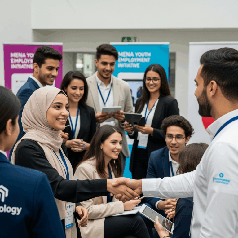 Illustration for: New Initiative Boosts Youth Employment in MENA