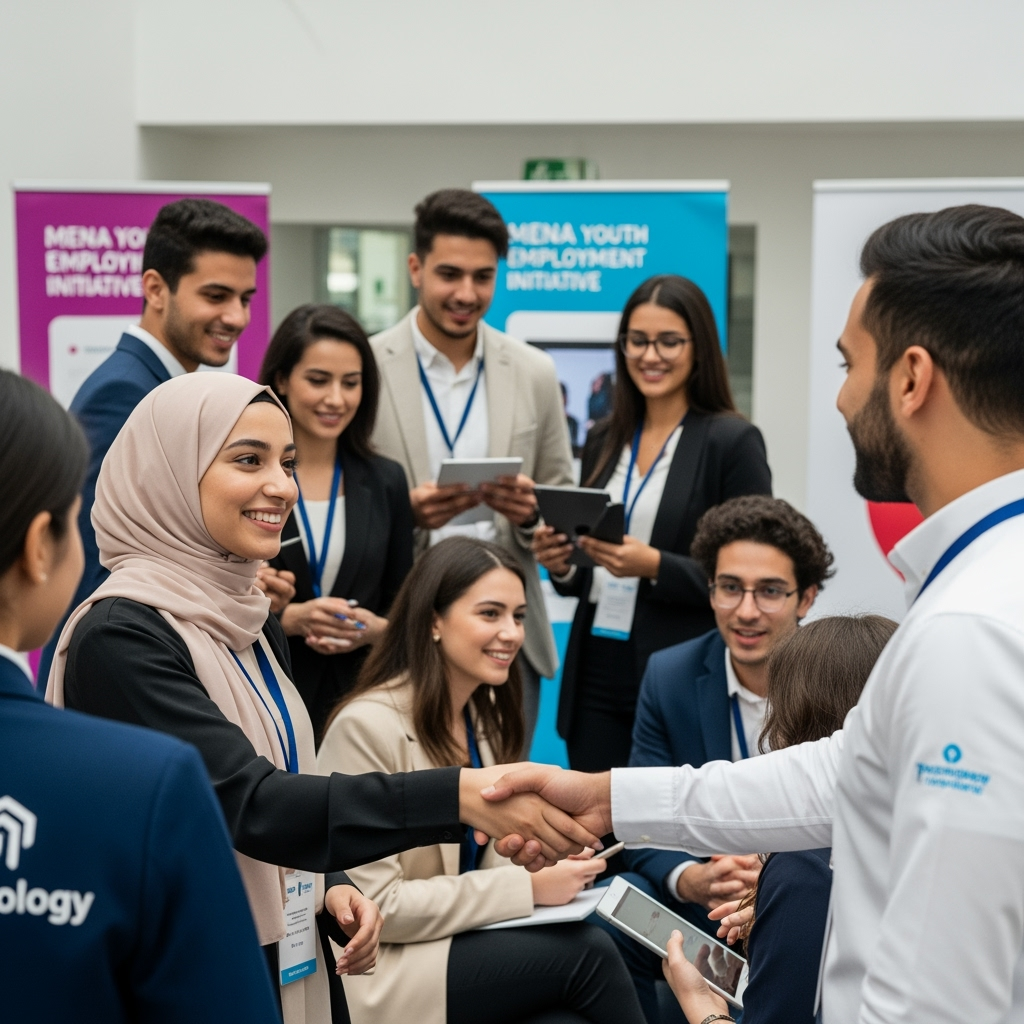 Illustration for: New Initiative Boosts Youth Employment in MENA