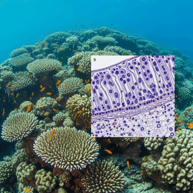 Illustration for: Epithelial Tissues and Coral Reef Studies