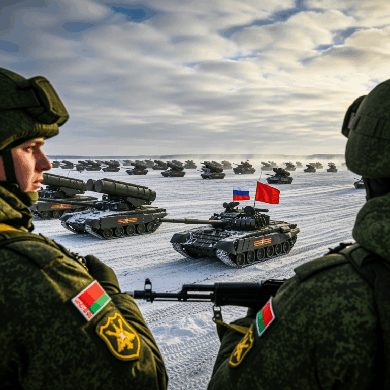 Illustration for: Joint Russian-Belarusian Military Drills Begin