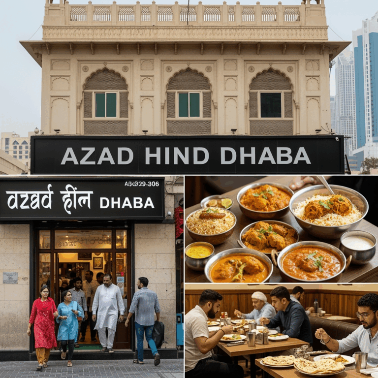 Illustration for: Azad Hind Dhaba: Kolkata's Culinary Icon in Dubai