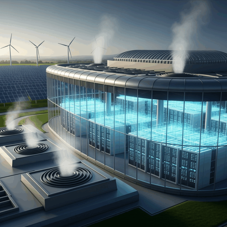 Illustration for: The Future of Sustainable Data Centers
