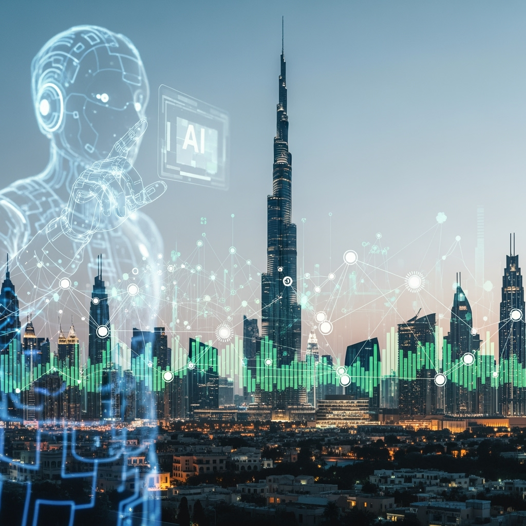 Illustration for: Dubai Pioneers AI Transparency in Content Creation