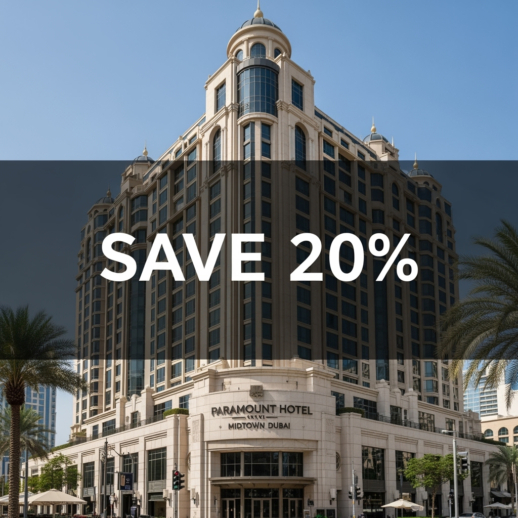 Illustration for: Save 20% at Paramount Hotel Midtown Dubai