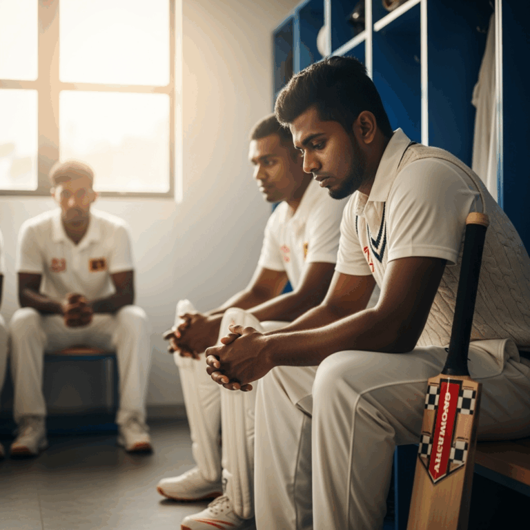 Illustration for: Dunith Wellalage Rejoins Team After Father's Passing